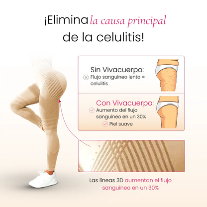 Leggings 3D VivaCuerpo™ - Café